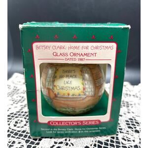 Vintage 1987 Hallmark Betsey Clark Home for Christmas Ornament with Box